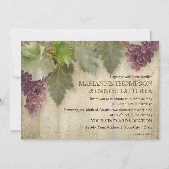 Elegant Rustic Vineyard Winery Stylish Wedding