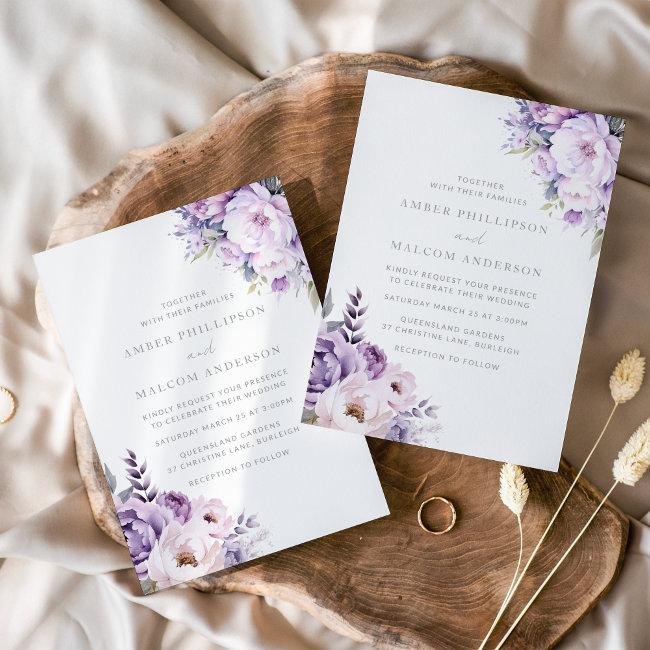 Enchanted Lavender Haze Floral Wedding