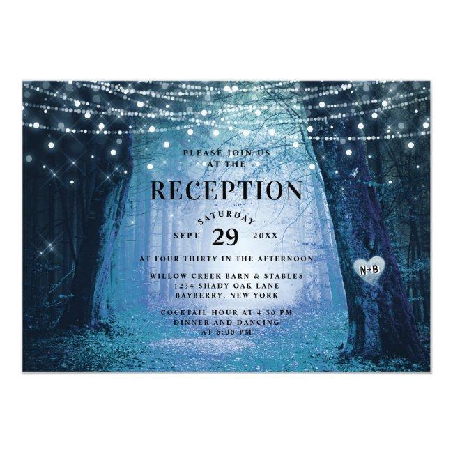 Evermore | Enchanted Forest Blue Wedding Reception
