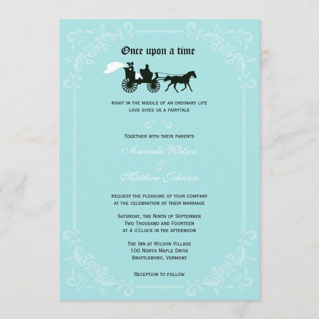 Fairytale Horse And Carriage Wedding