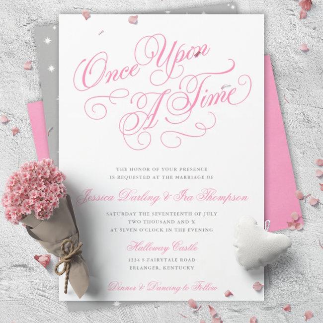Fairytale Wedding  In Pink & Gray