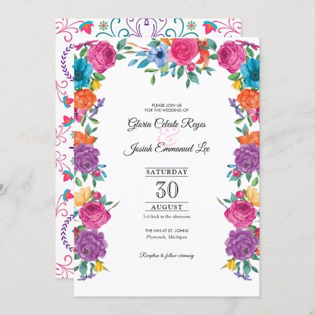 Fiesta Flowers & Mexican Embroidery Style Wedding