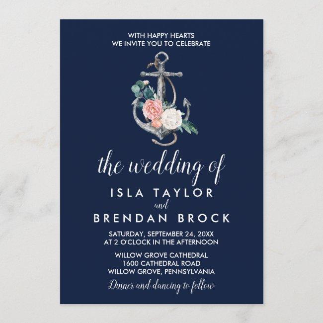 Floral Anchor | Navy Summer The Wedding Of