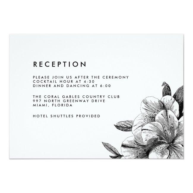Floral Kraft Wedding Reception
