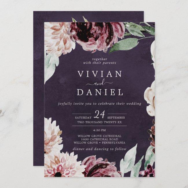 Floral Romance All In One | Plum Wedding