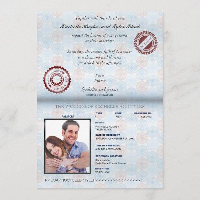France Passport (rendered) Wedding  Ii