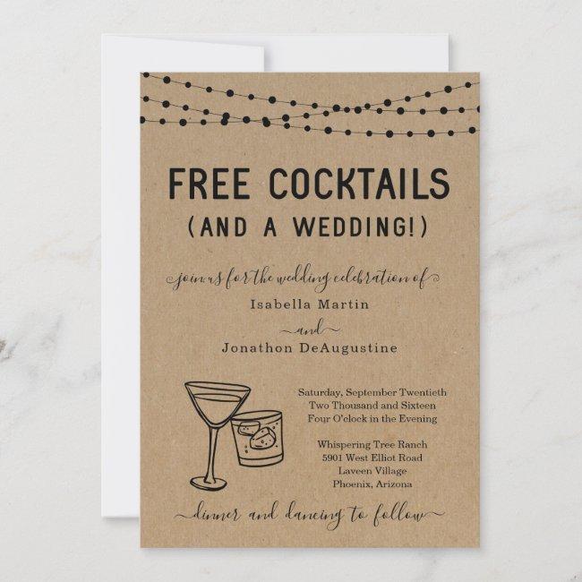 Funny Free Cocktails And A Wedding