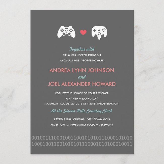Gamer Controller Love Wedding