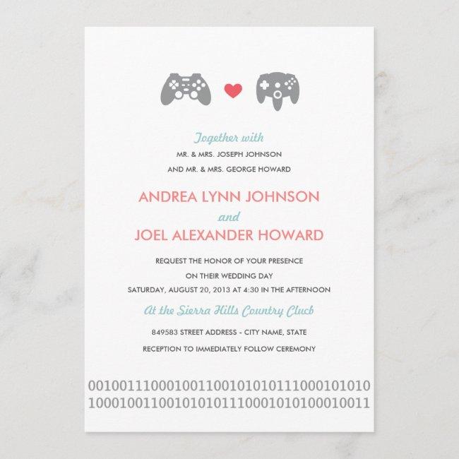 Gamer Controller Love Wedding