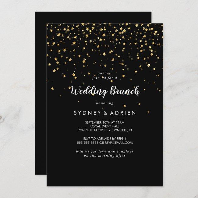 Gold Confetti | Black Wedding Brunch