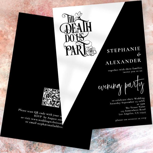 Gothic Till Death Do Us Part Evening Party Wedding