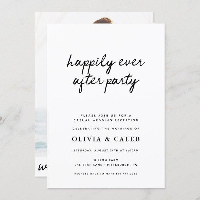 Happily Ever After Party Wedding