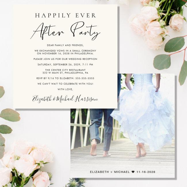 Happily Ever After Photo Cream Reception