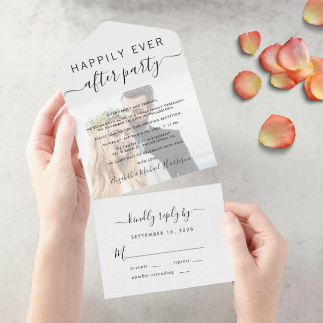 Happily Ever After Photo Wedding Reception All In One