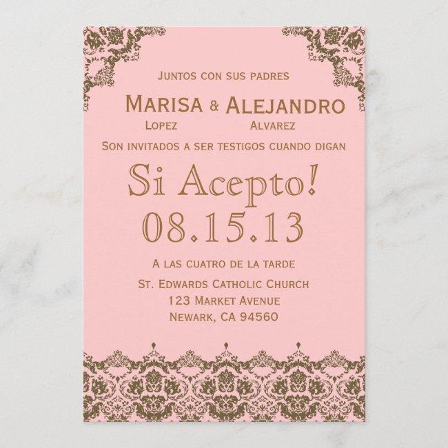 Invitacion De Boda En Español / Wedding