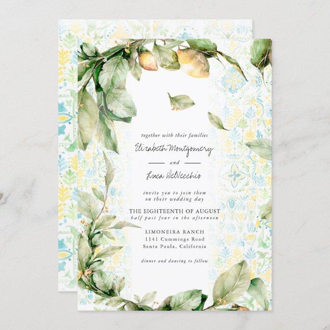 Italian Lemon Grove | Boho Botanical Wedding