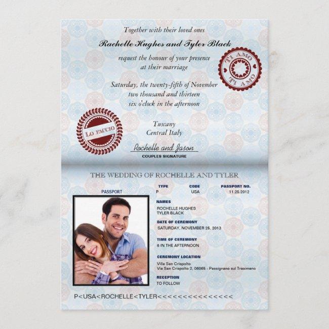 Italy Passport Wedding _custom Unlocked