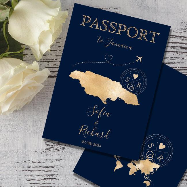 Jamaica Wedding Destination Passport