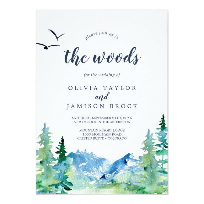 Join Us In The Woods Destination Wedding