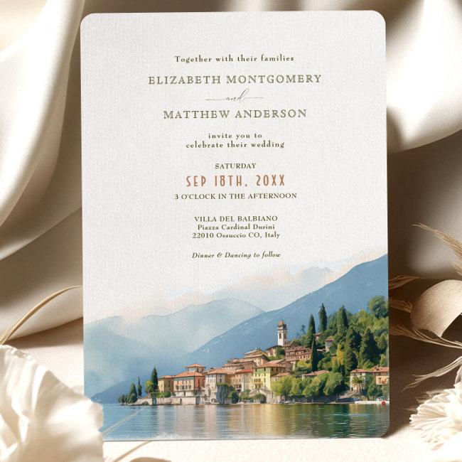 Lake Como Italy Destination Wedding