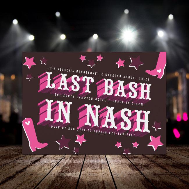 Last Bash In Nash Bachelorette Party