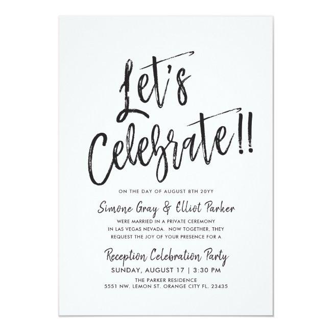Let's Celebrate | Post Wedding