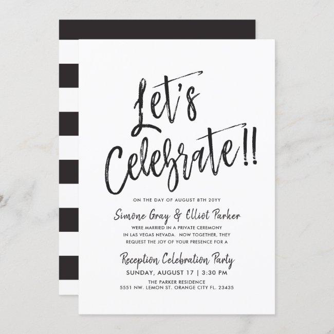 Let's Celebrate | Post Wedding Party