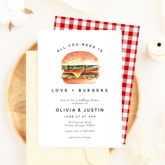 Love + Burgers Picnic Bbq Wedding Shower