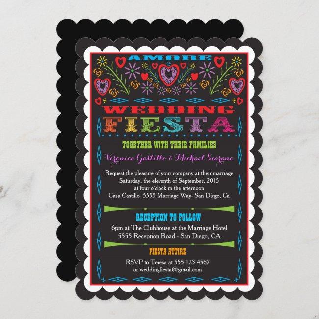 Mexican Fiesta Wedding Announcement