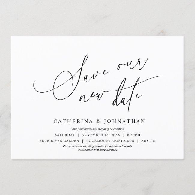 Minimalist, Save Our New Date, Change The Date