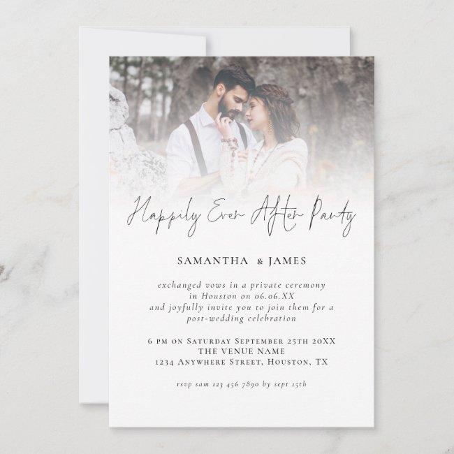 Modern 4 Photo Happily Ever After Wedding
