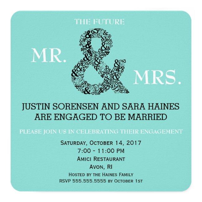 Mr & Mrs To Be Engagement Baby Shower Party