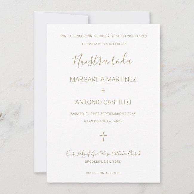 Natasha Nuestra Boda Gold All-in-one Wedding