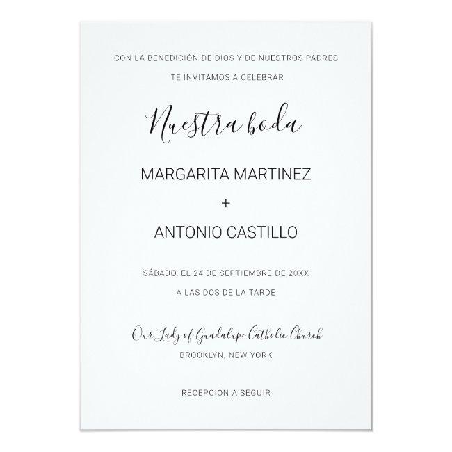 Natasha Nuestra Boda Spanish Catholic Wedding