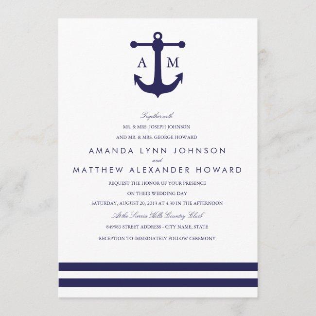 Nautical Navy Wedding