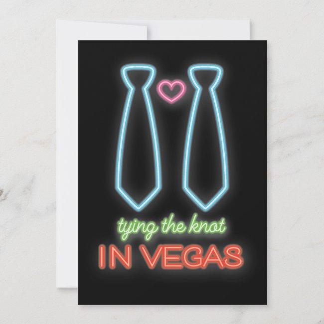 Neontying The Knot In Vegas Gay Wedding