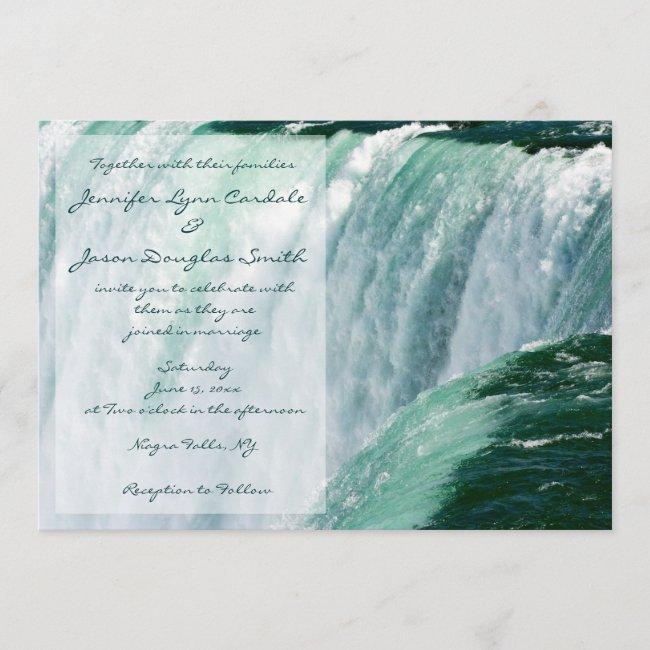 Niagara Falls Waterfall Wedding