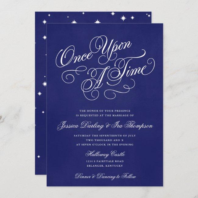 Once Upon A Time Wedding  Royal Blue