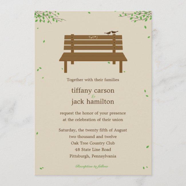Our Bench Wedding