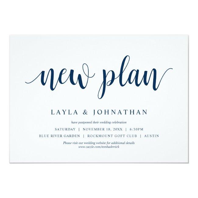 Our New Plan Wedding Change The Date