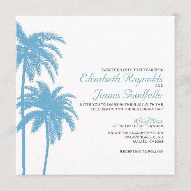 Palm Tree Beach Wedding