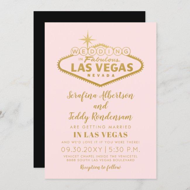 Pink Las Vegas Fabulous Destination Wedding