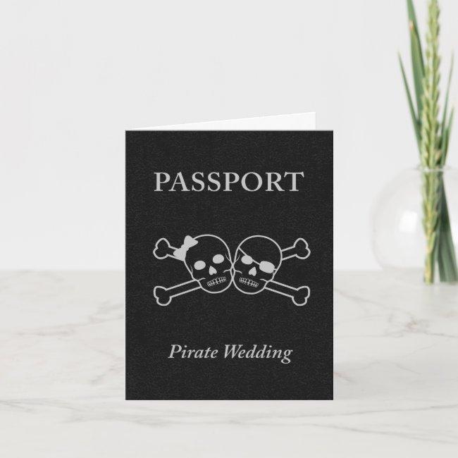 Pirate Wedding Passport