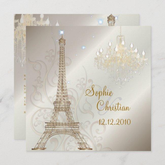 Pixdezines La Tour Eiffel/paris/crystal Chandelier