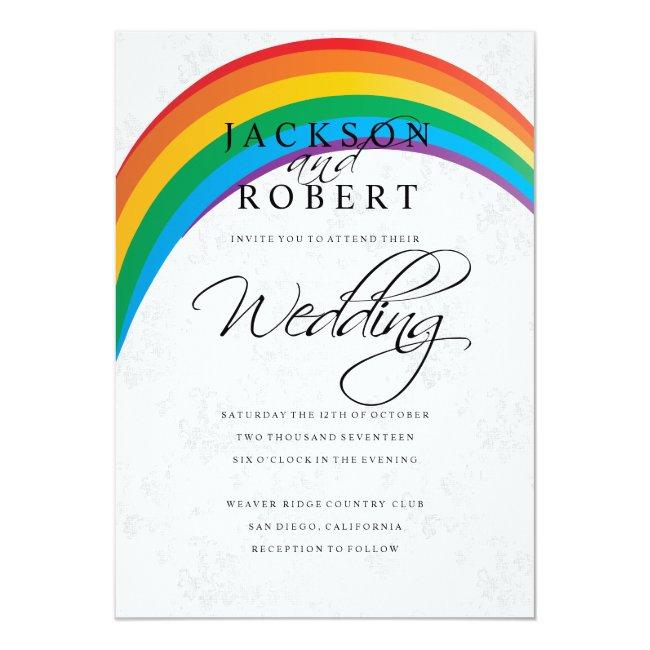 Rainbow Gay Wedding