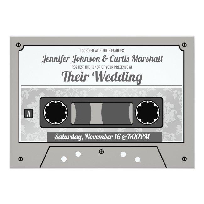 Retro Cassette Tape Wedding