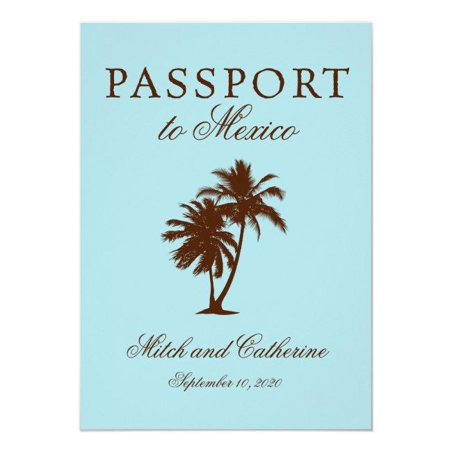 Riviera Maya Mexico Passport | Wedding