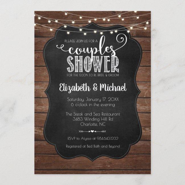 Rustic Couples Shower