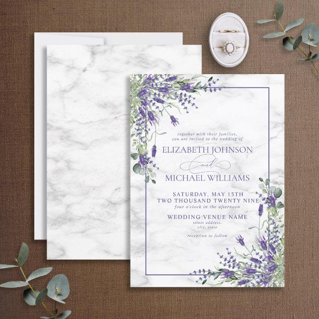 Rustic Lavender Eucalyptus Greenery Wedding