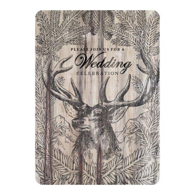 Rustic Wood | Deer Wedding